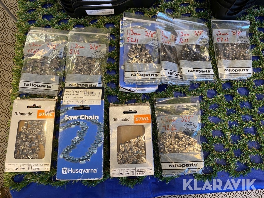 Begagnade nyslipade kedjor