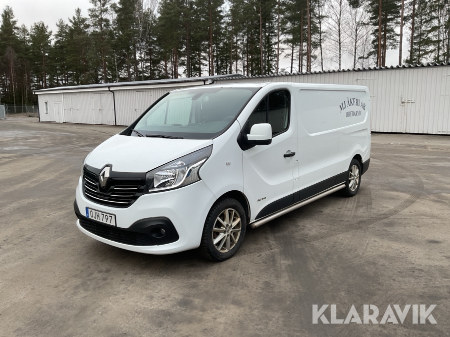 Skåpbil Renault Trafic 3-sitsig