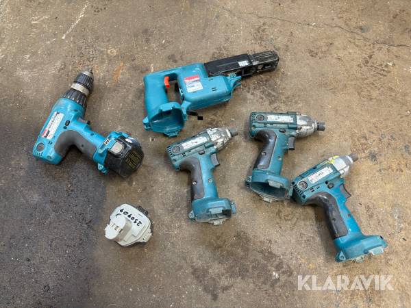 5st handmaskiner med laddare Makita