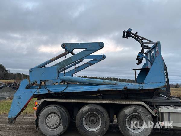 Liftdumperaggregat på växlarram