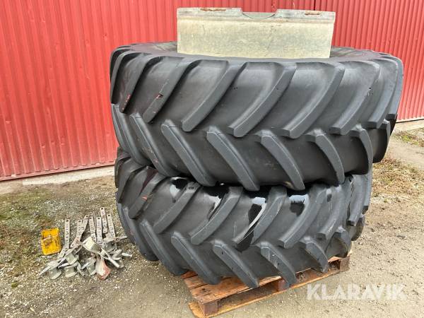 Dubbelmontage Michelin 650/65R38 X M108 1par