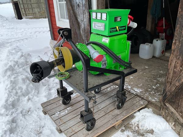 Elverk Traktordrift PTO Green Power GP30TRL 30kVA med kabel