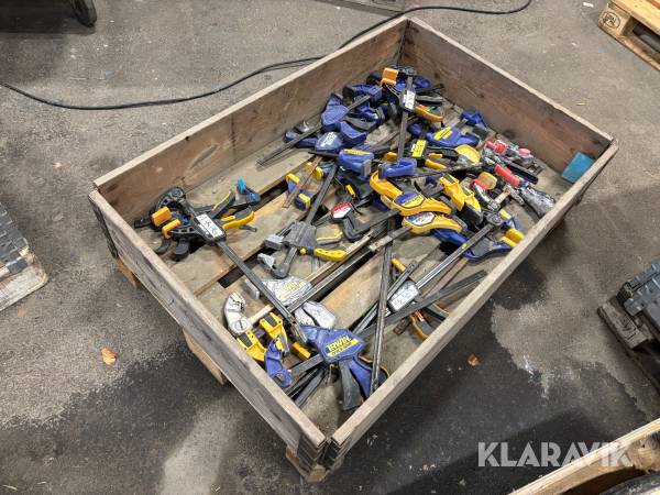 Diverse skruvtvingar