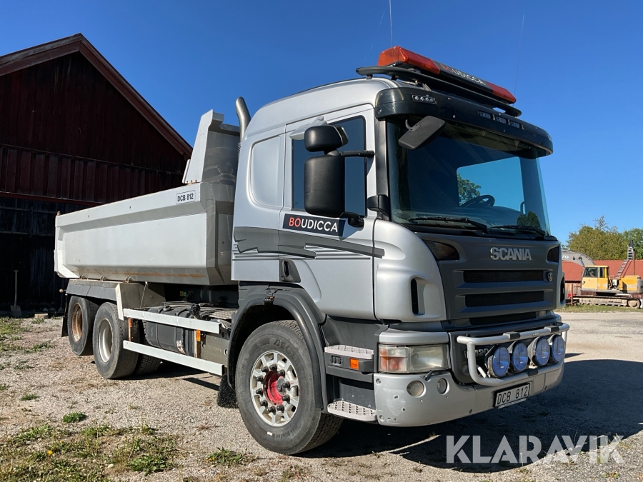 Schaktbil/Grusbil Scania P420 med påbyggnation Sörling