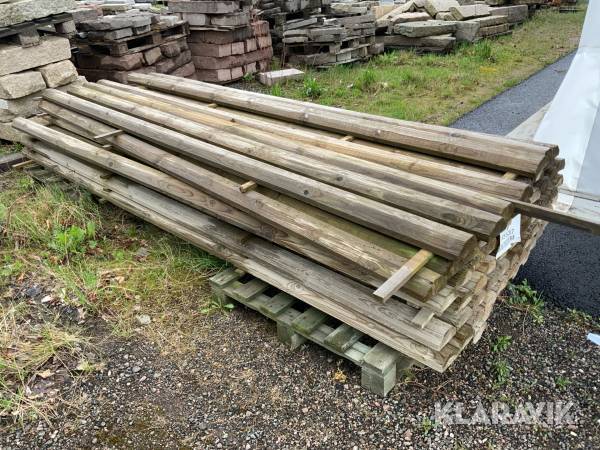 Kvartsågat tryckimpregnerat virke 150m