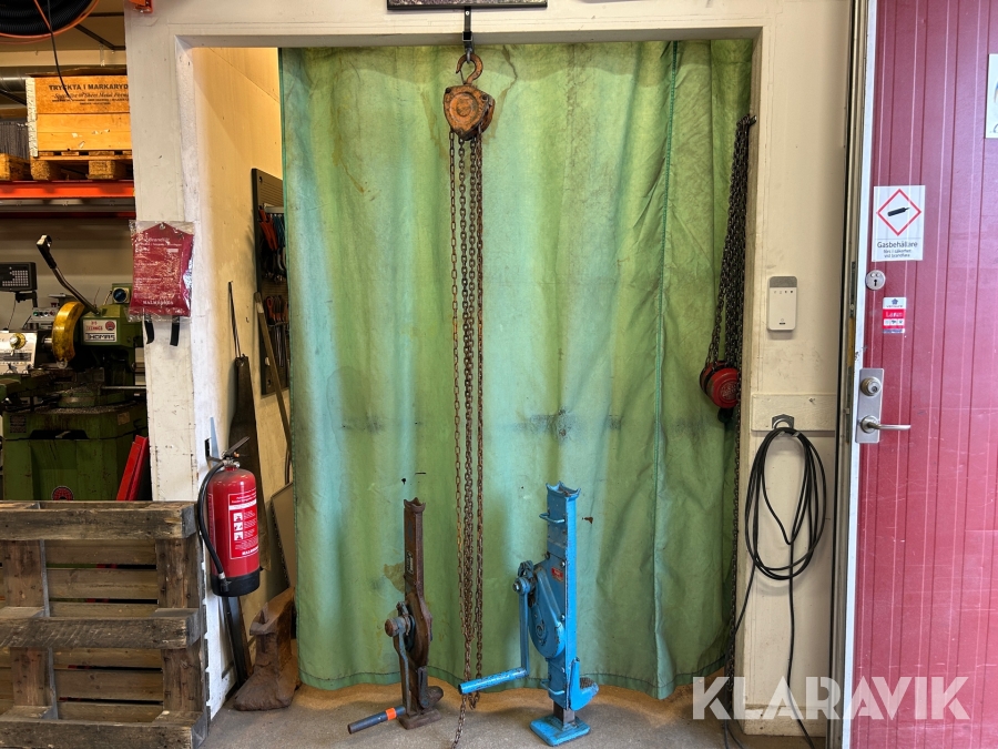 Kättingtelfel & kuggstångsdomkrafter