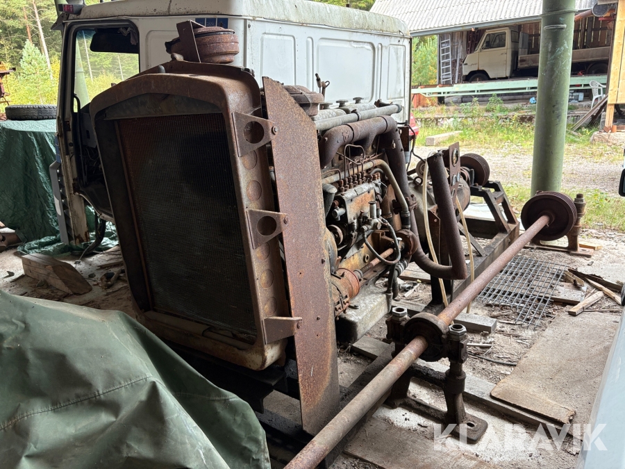 Lastbilsmotor till sågverk Scania D611