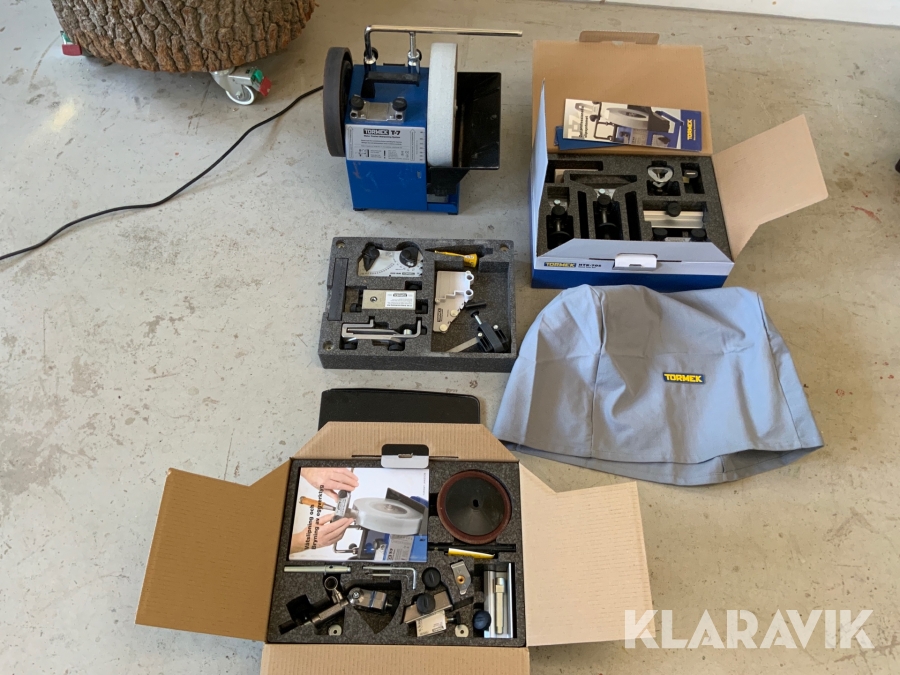 Slip Tormek T-7 med mycket tillbehör