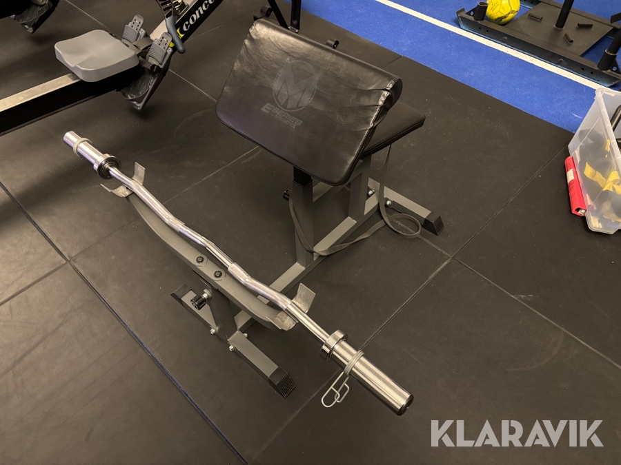 Gymutrustning Gyronetics Curlbänk med stång