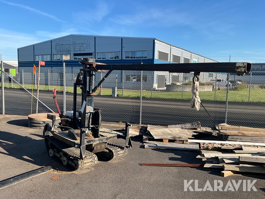 Järnhäst med hydrauliksystem