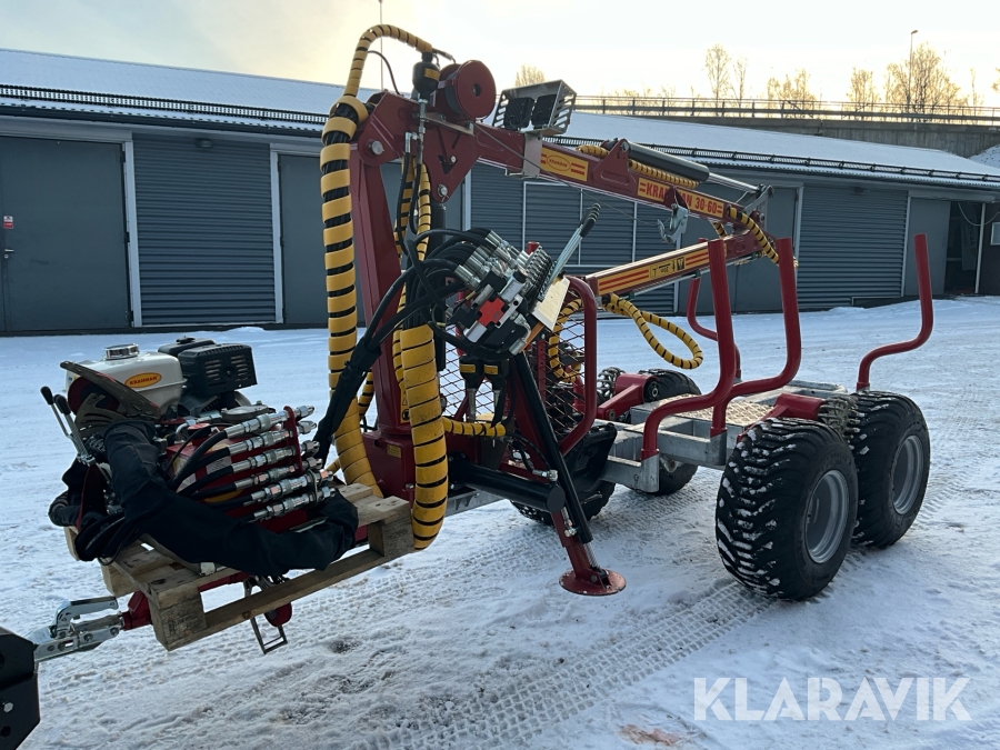 Griplastarvagn Kranman T1750 demovagn