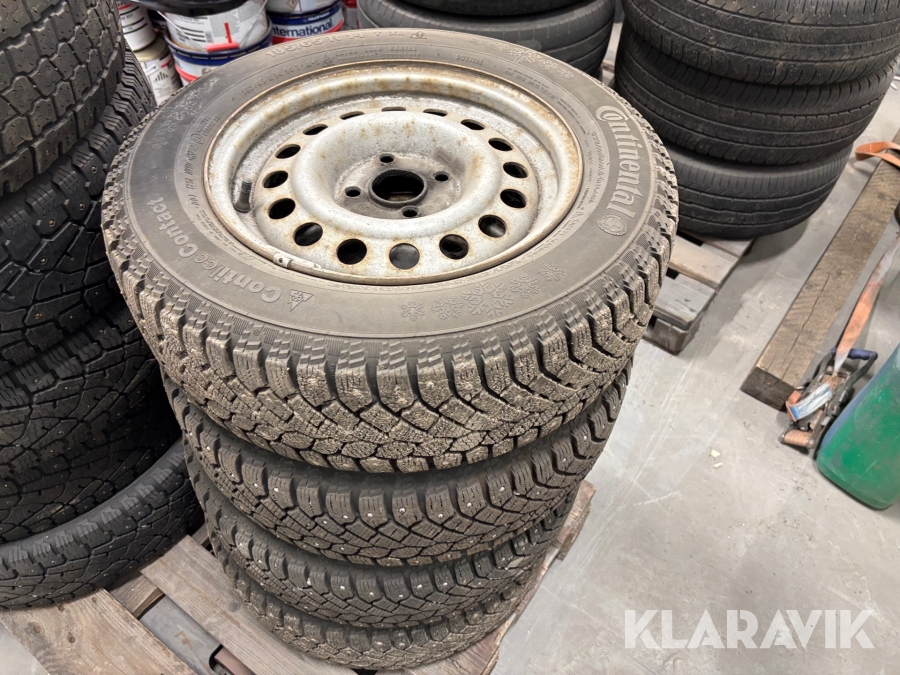Släpvagnsdäck 185/65 R14 Continental ContiIce contact 4st