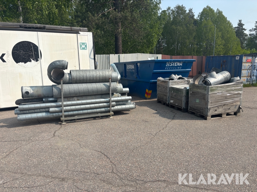 Ventilationsrör olika mått och storlekar