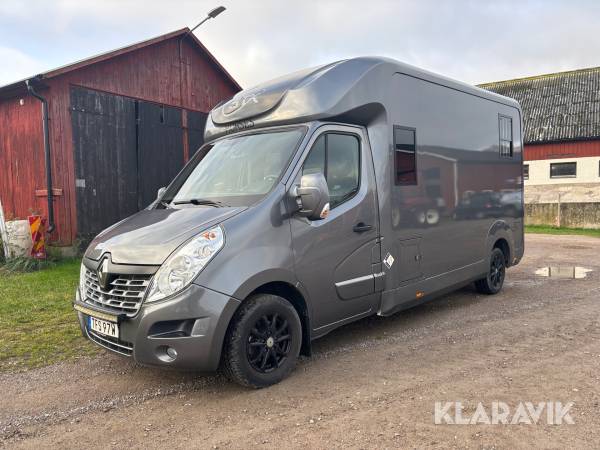 Hästlastbil Renault Master 3.5T 2.3 dCi 170hk STX 5-sitsig