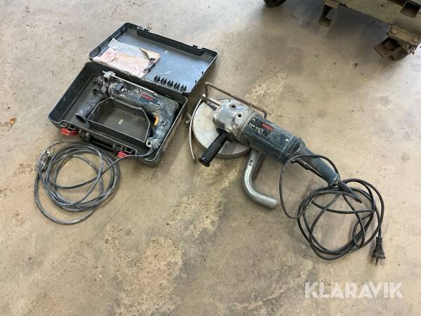 Borrhammare och Golvsåg Bosch GBH2SE & GWS18U