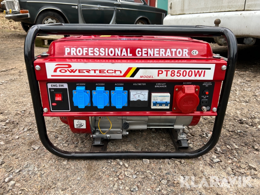 Elverk Powertech PT8500 WI
