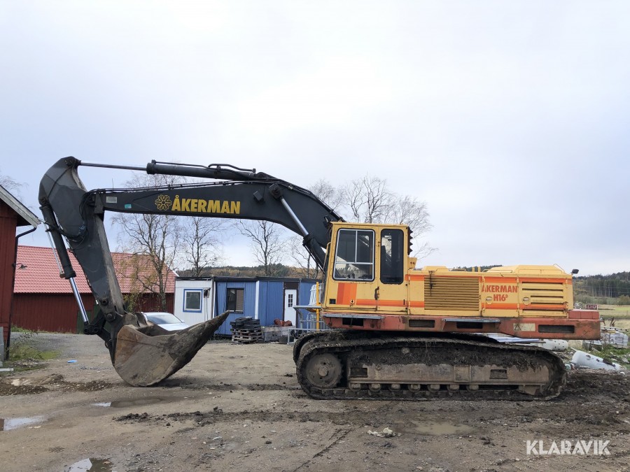 Bandgrävare Åkerman H16D med 2 skopor