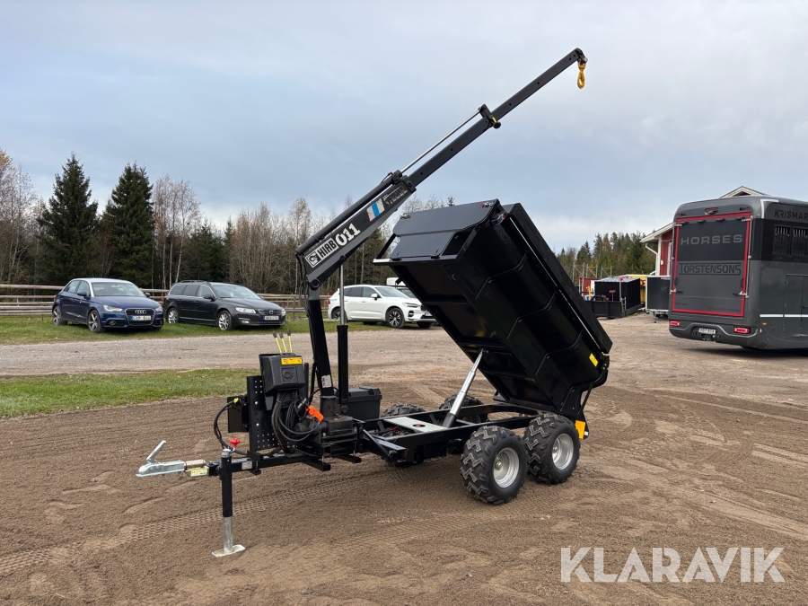 Tippvagn med kran Kellfri 23TV10H