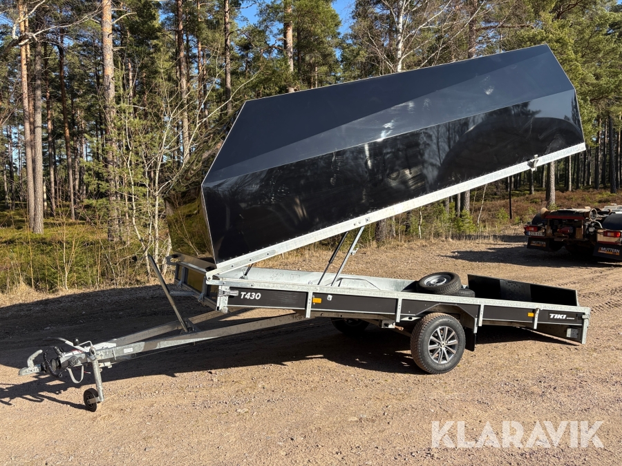 Kåpsläp Tiki T430 med tipp