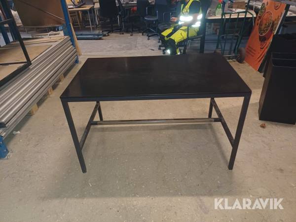 Svart bord 2st