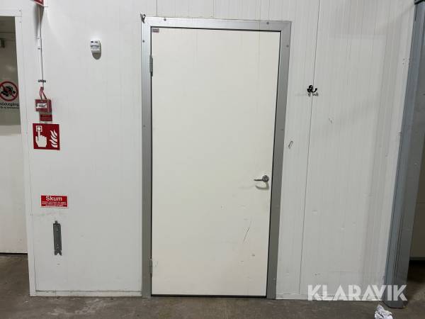 Kylrumsdörrar Thermod med aluminiumkarm 2 st