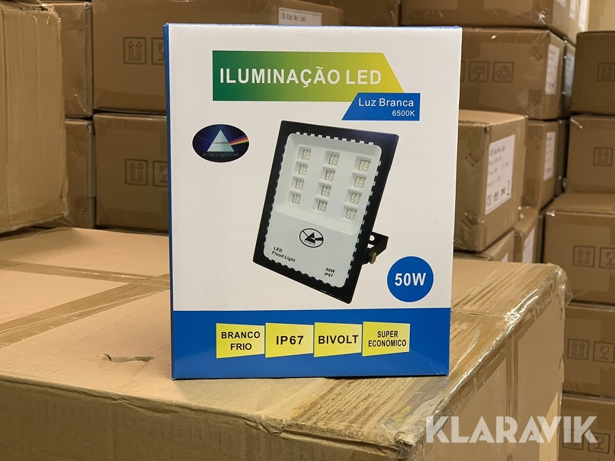 LED Strålkastare Epistar 50W 10st