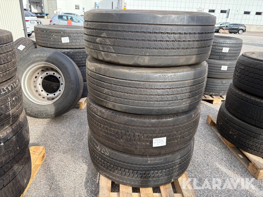Däck Bridgestone R-steer 001/M788 385/65 R22,5 4st