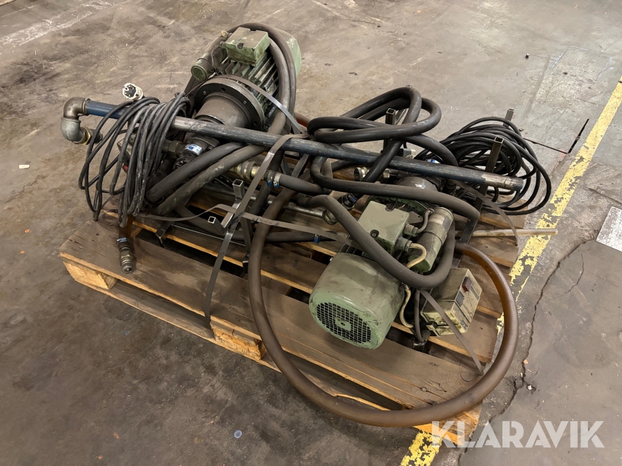 Hydraulpumpar med motor