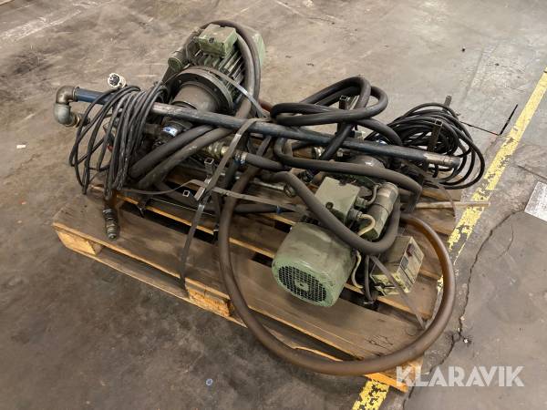 Hydraulpumpar med motor
