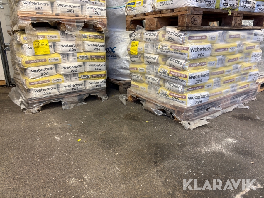 Putsbruk 96 st Weber Weberbase 224