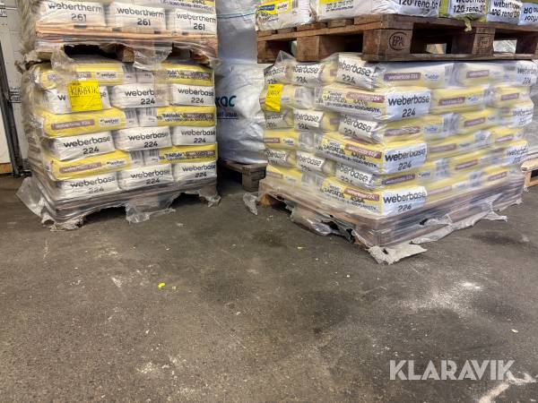 Putsbruk 96 st Weber Weberbase 224