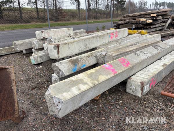 Pålkap / Betongpålar Centrum Pile 33st