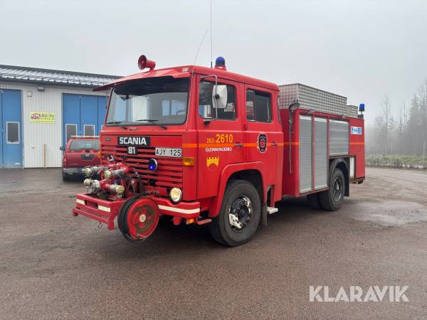 Brandbil Scania 81
