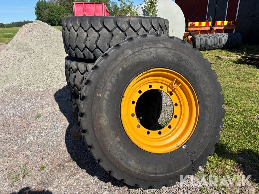 Kompletta hjul till Lastmaskin Dynamax 17,5R25 4 st