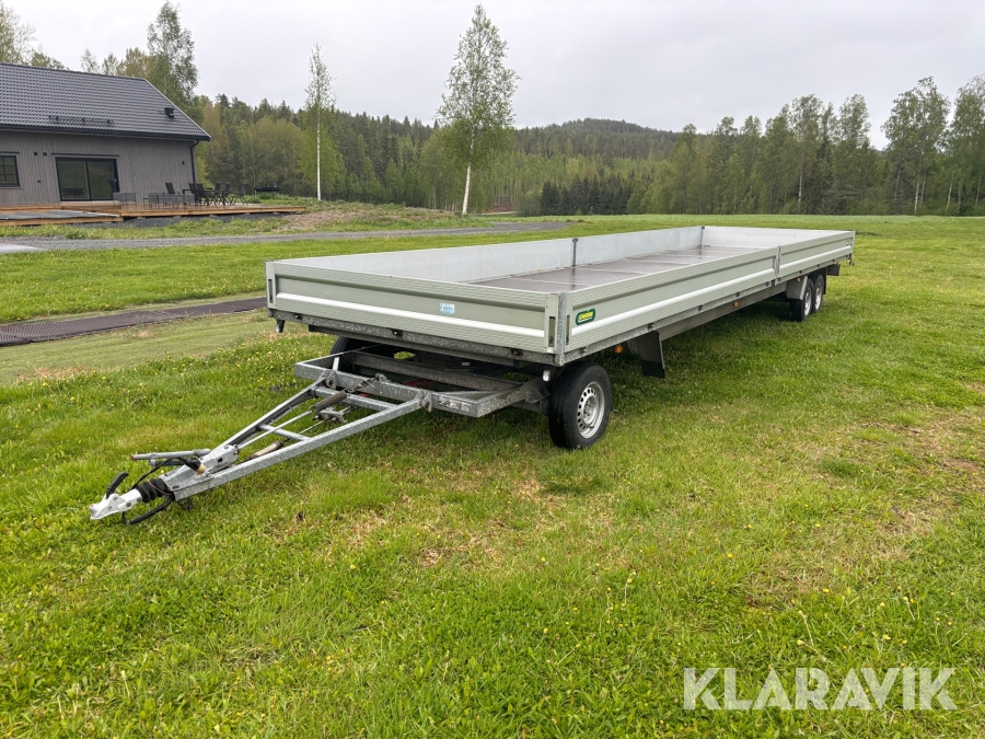 Släpvagn Unsinn med svängande framaxel