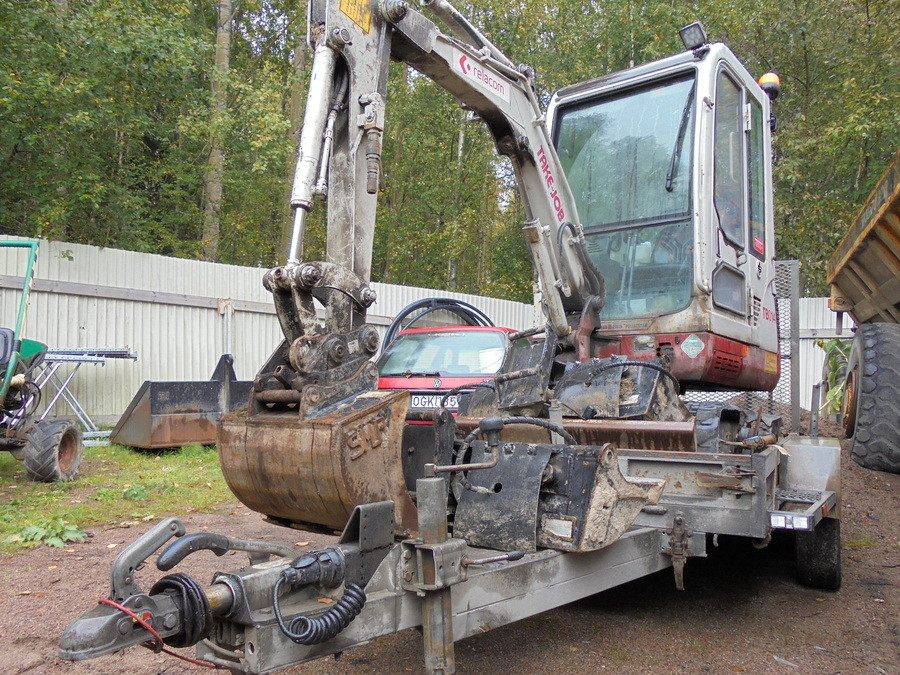 Minigrävare inkl Släp + tillbehör