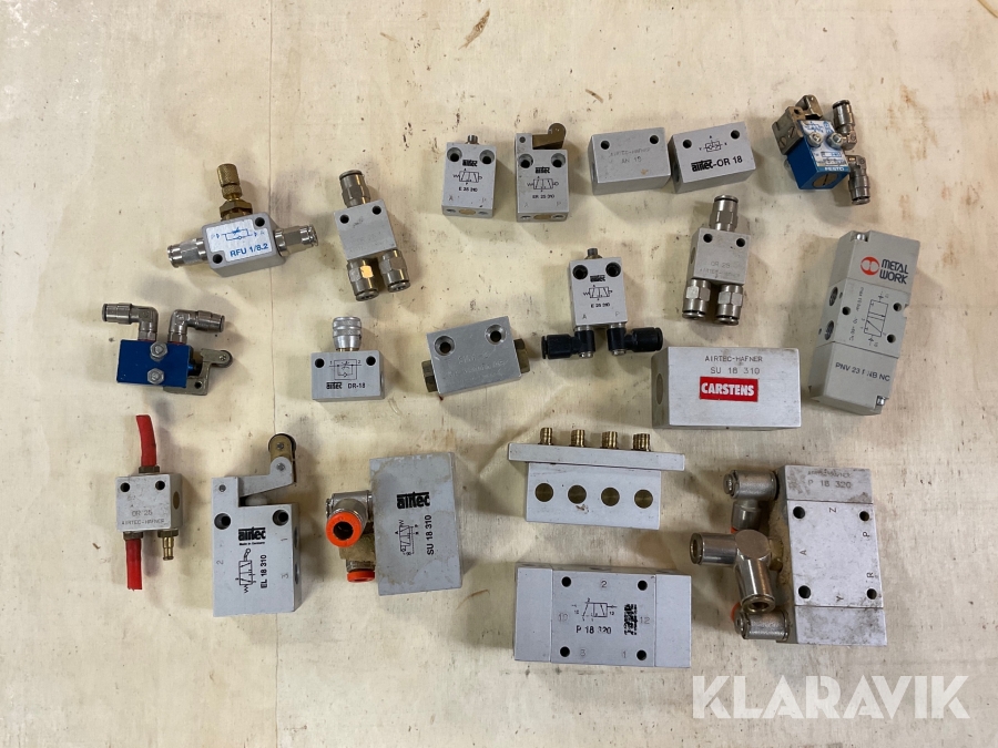 Blandade Tryckluftsventiler 20 st