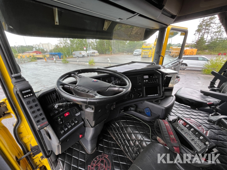 Kranväxlare Scania G450 8x4*4 3,9 ED120 med tillbehör