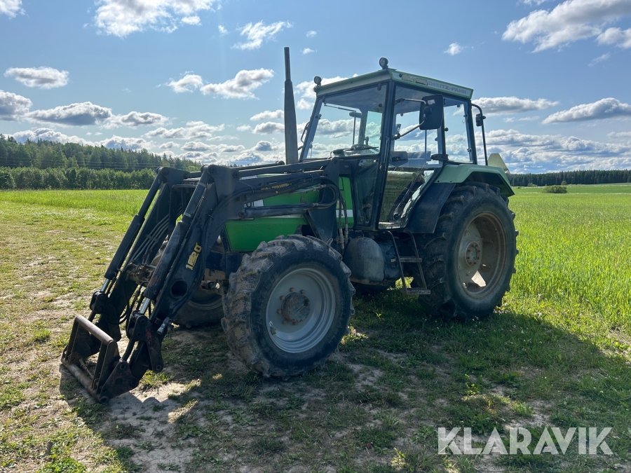 Traktor med lastare Deutz-Fahr DX390