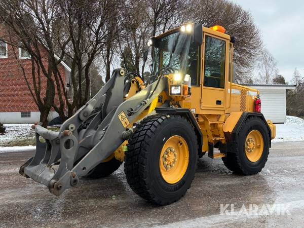 Hjullastare Volvo L50D med planeringsskopa