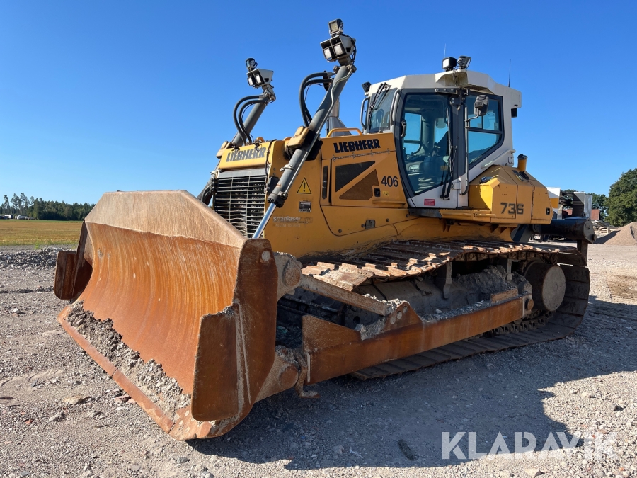 Bandschaktare Liebherr PR 736 LGP med rivare & GPS