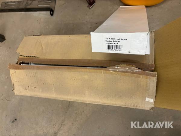 Bandad gipsskruv 3,9*30 10 000 st
