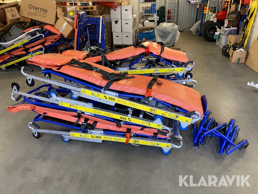 Ambulansbårar Allfa Europé Germa Protec 20G inklusive axelok 7st