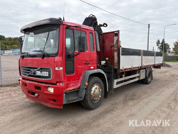 Kranbil/Brädgårdsbil Volvo FL 618