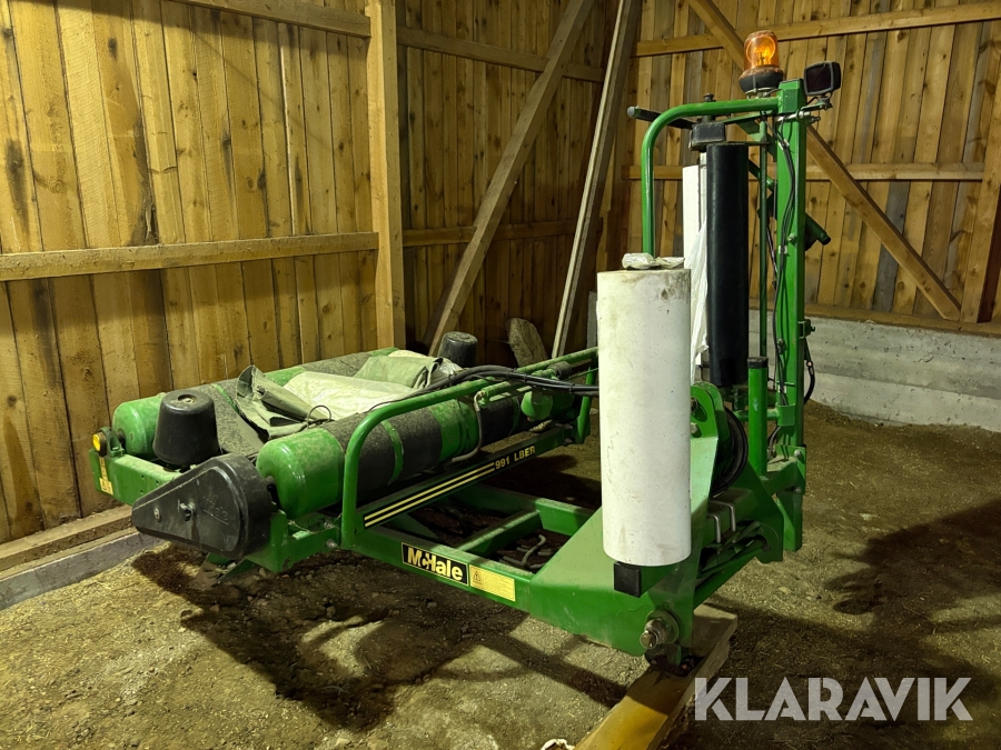 Inplastare rundbalar McHale 991L Fjärrstyrning