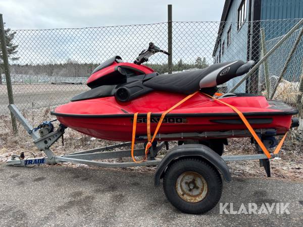 Vattenskoter Sea-Doo XP DI 93kW med 80-kärra