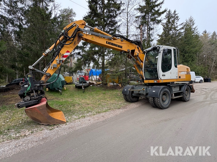 Grävmaskin Liebherr A 314 Litronic