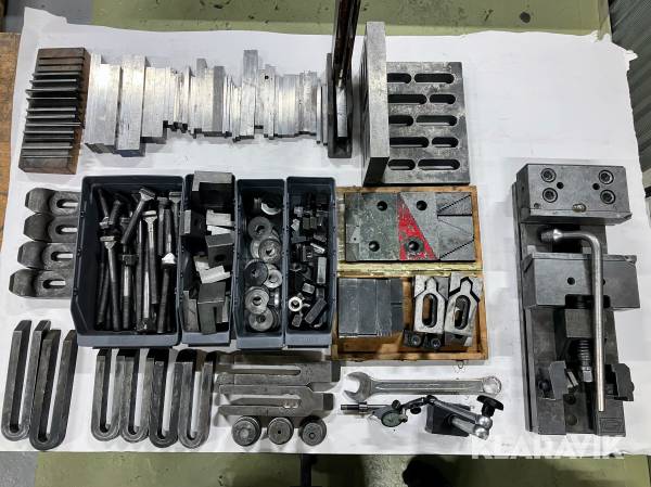 Parti med Skruvstycke och uppspänning för fräsning Gerardi