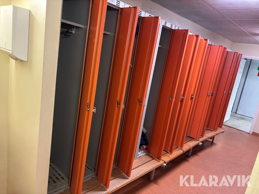 Omklädningsskåp 6 st