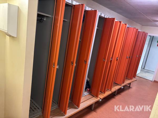Omklädningsskåp 6 st